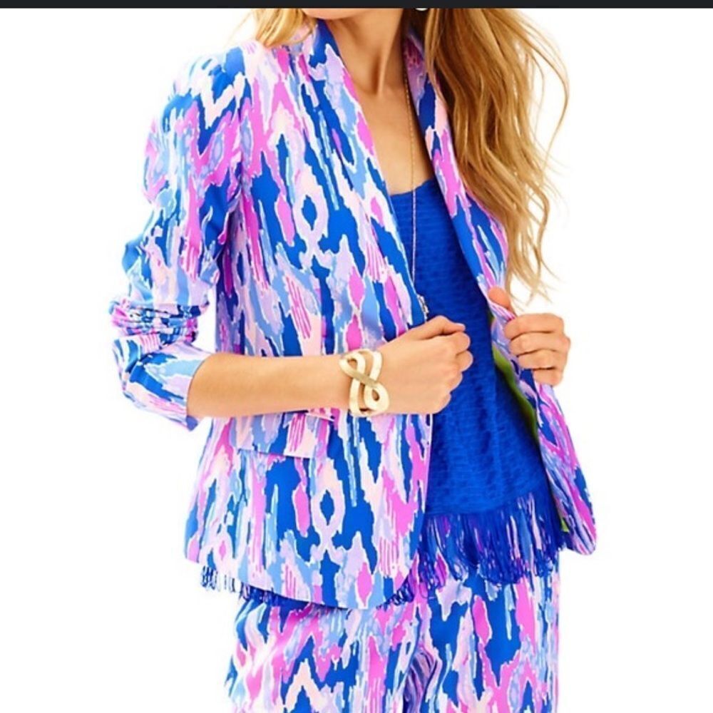 Lily Pulitzer saffron blazer - Picture 3 of 9